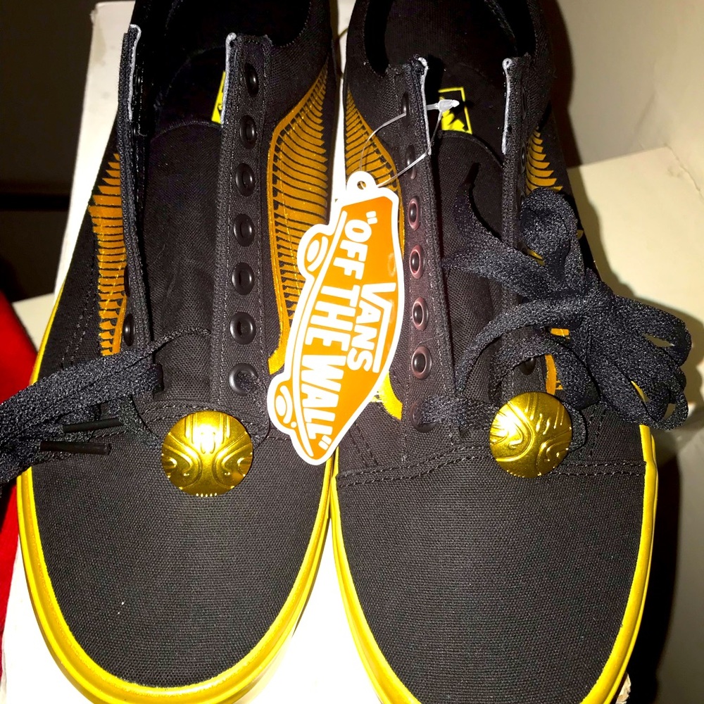 Unisex Old skool vans golden snitch Harry Potter BRAND NEW NEVER WORN